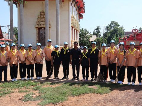 กิจกรรมสัปปายะสู่วัดด้วยวิธี 5 ส (Big Cleaning Day)